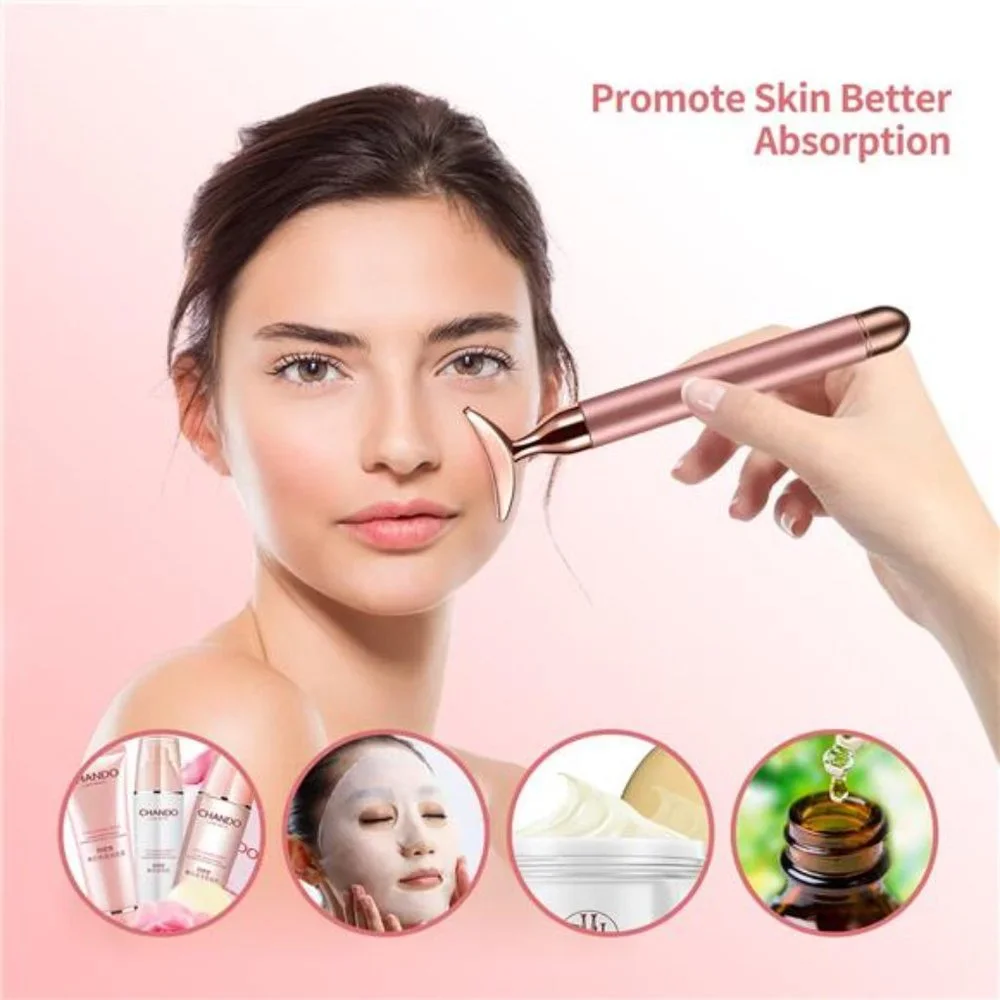 2-IN-1 Face Massager  3D Roller and Crescent-Shape Face Massager - Picture 6 of 8